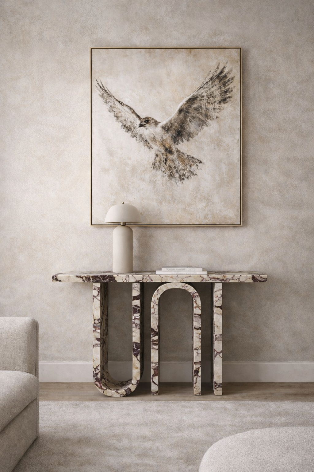 Symmetry Arc Console Table
