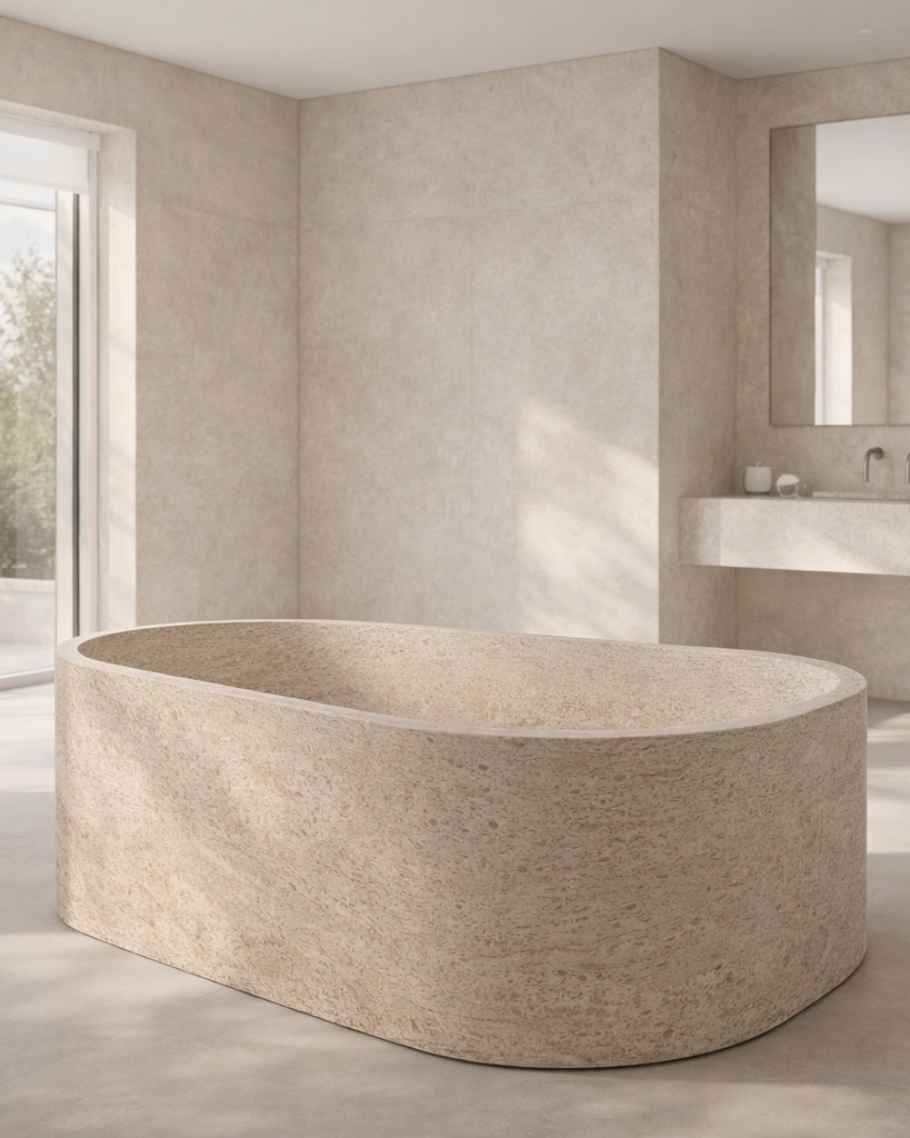 Carmelian Flow Bath - View 3