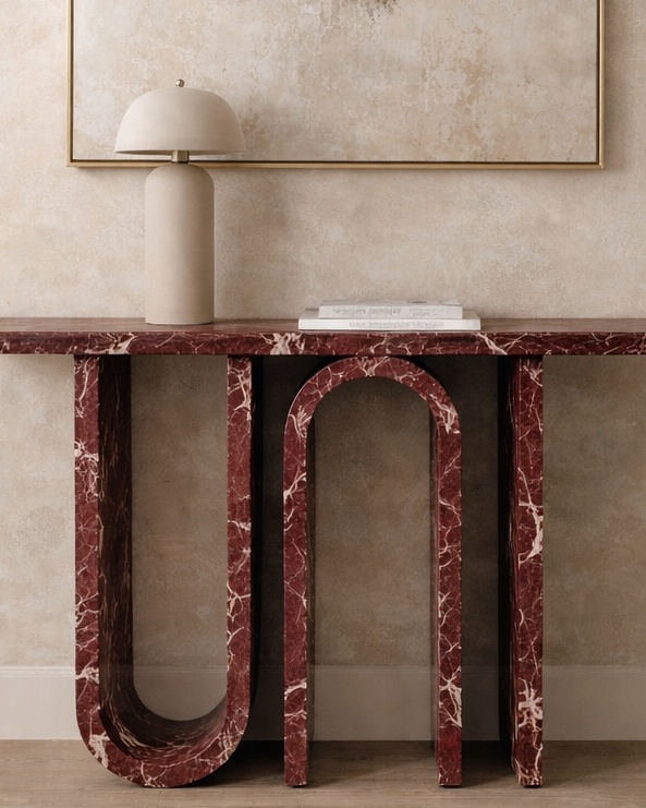 Symmetry Arc Console Table - View 2