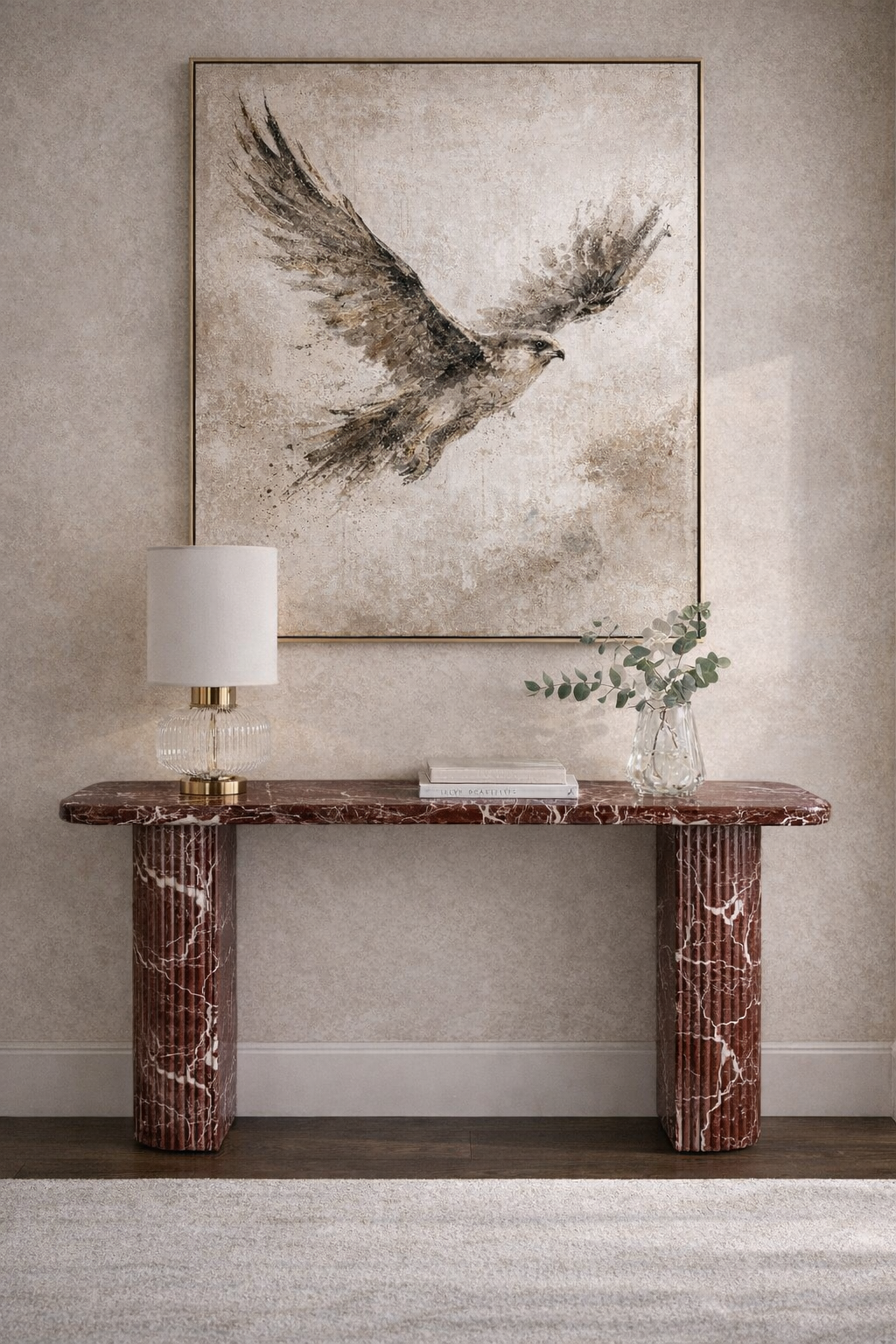 Vertico Fluted Console Table