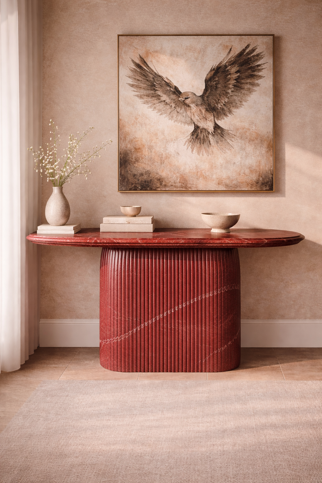 Ebon Crest Console Table