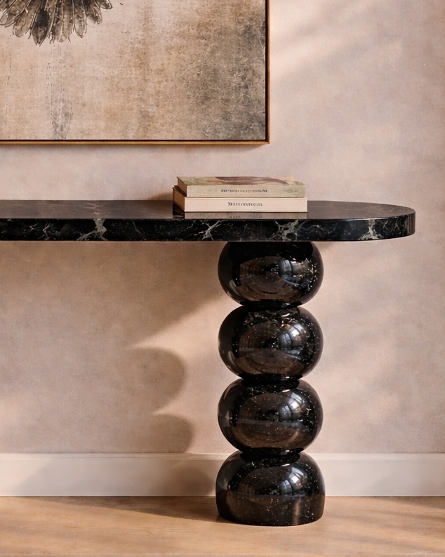 Celestia Sphere Console Table - View 3