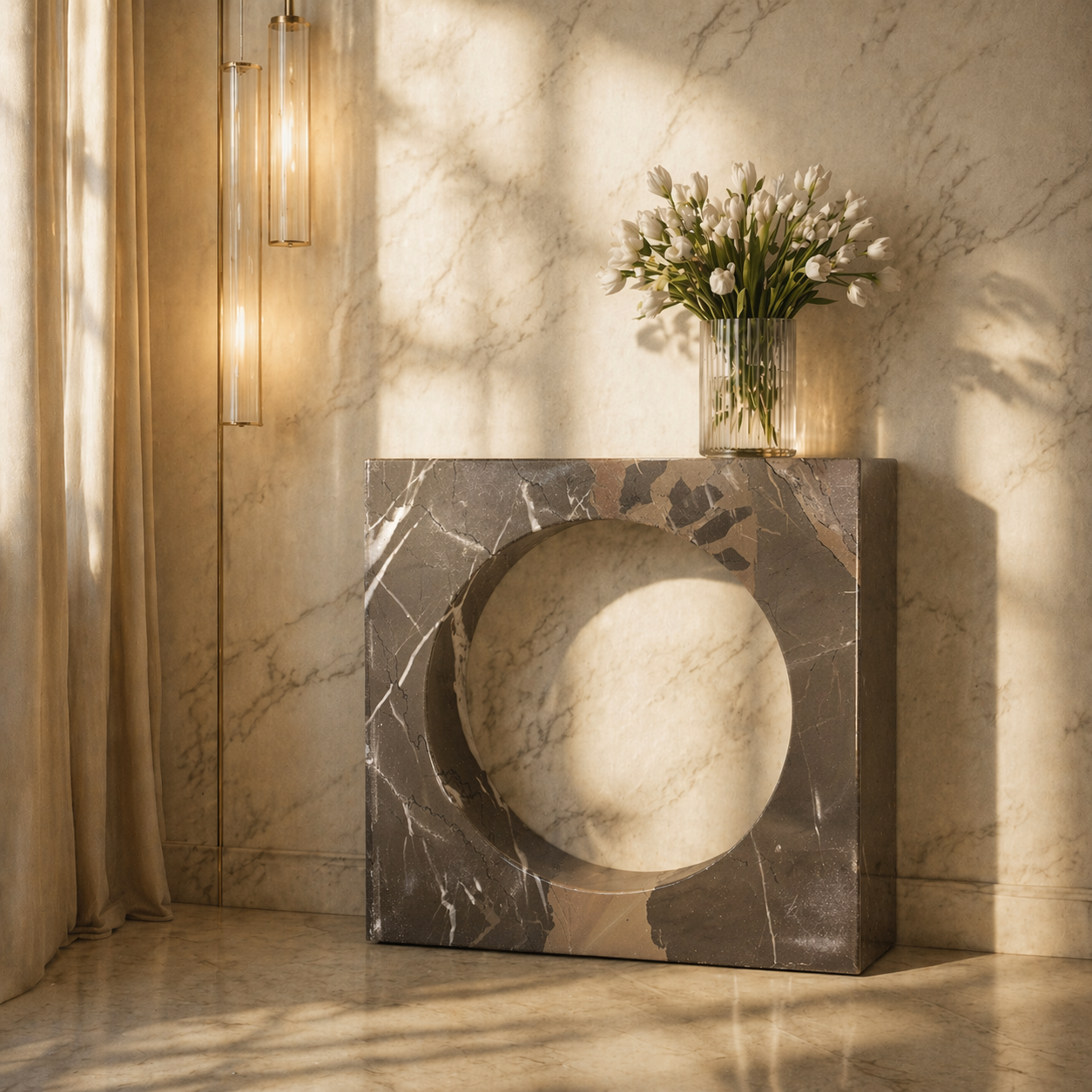 Aurelia Ring Stone Console