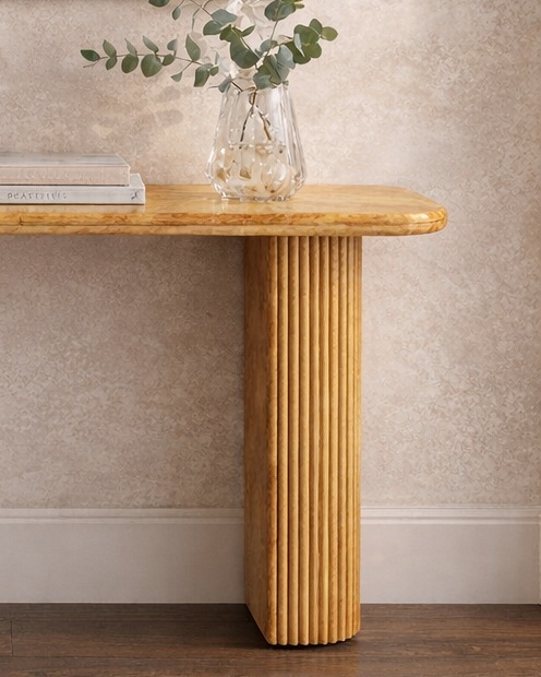 Vertico Fluted Console Table - View 3