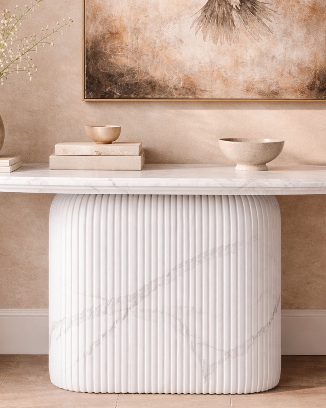 Ebon Crest Console Table - View 2