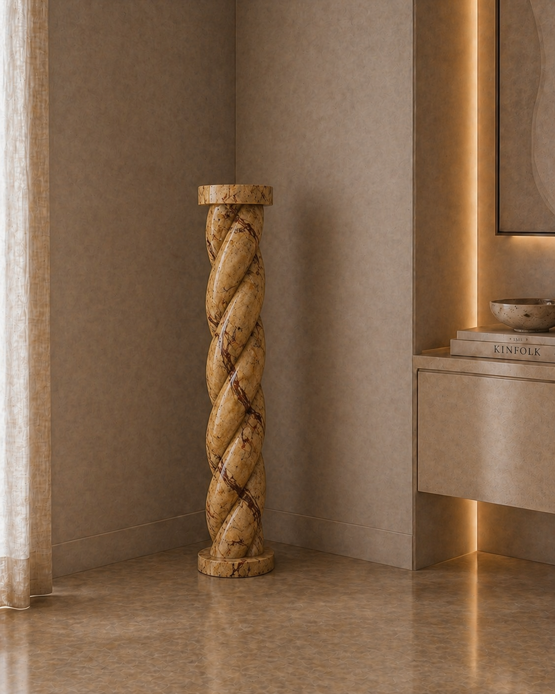 Helixa Stone Plinth - View 1