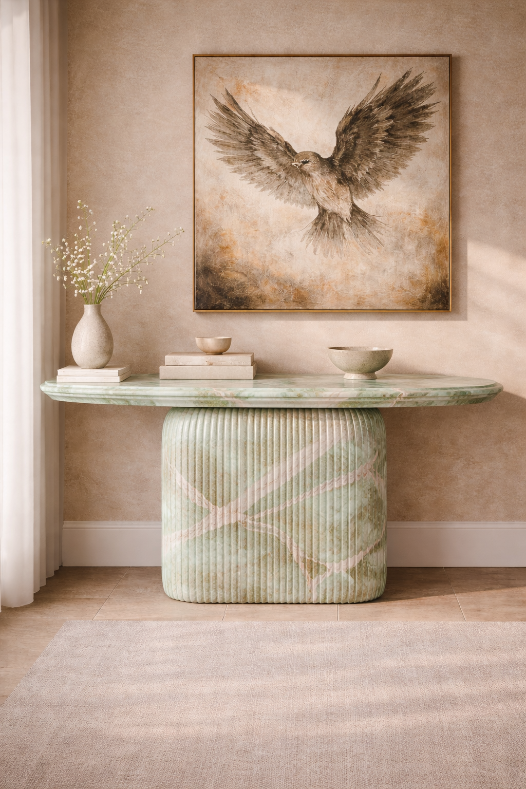 Ebon Crest Console Table - View 2