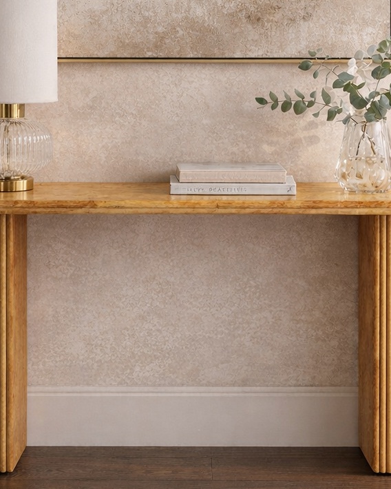 Vertico Fluted Console Table - View 2