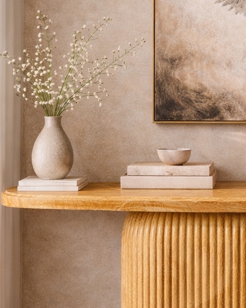 Ebon Crest Console Table - View 3