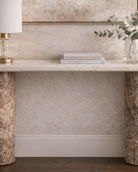 Vertico Fluted Console Table - View 2