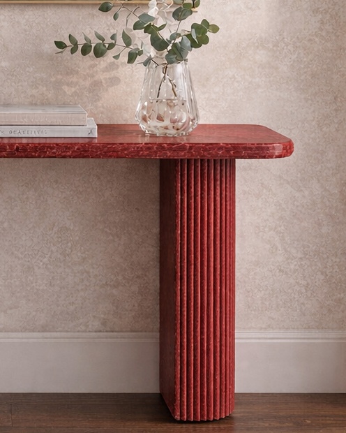 Vertico Fluted Console Table - View 3
