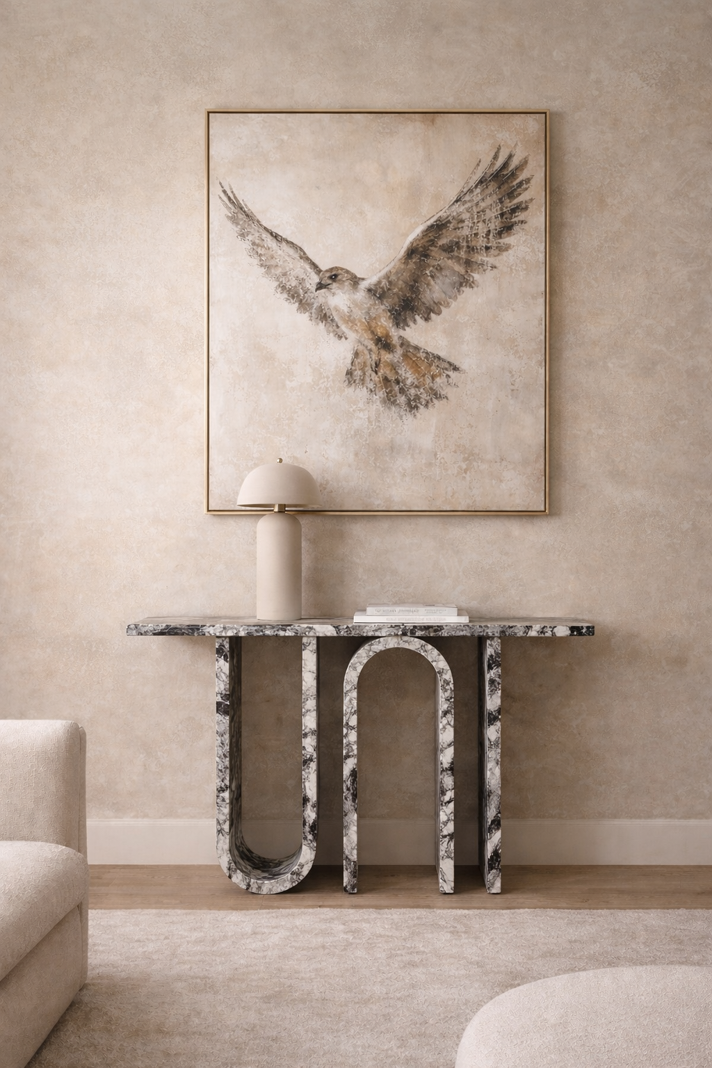 Symmetry Arc Console Table