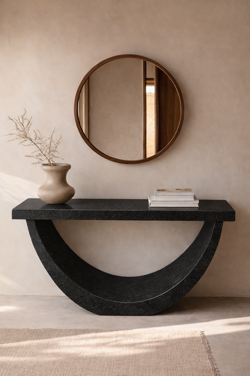 Half-Moon Arch Console Table