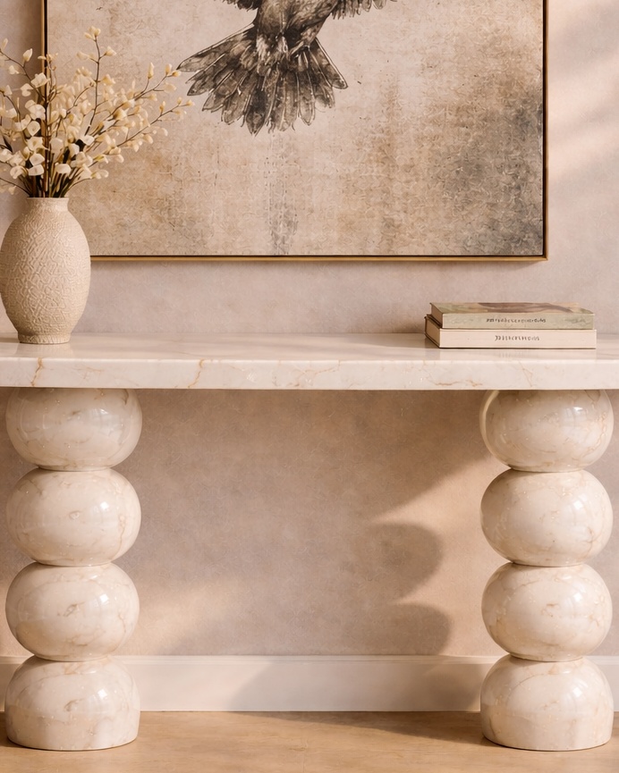 Celestia Sphere Console Table - View 2