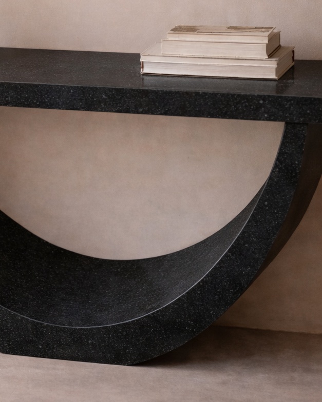 Half-Moon Arch Console Table - View 3