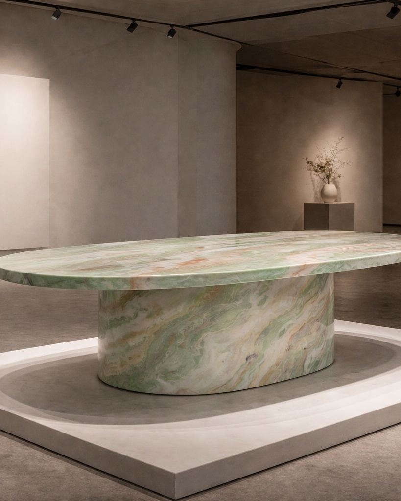 Ellipse Core Stone Table - View 2