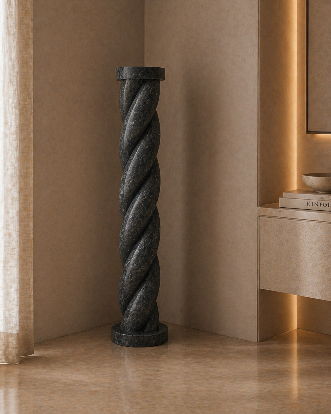 Helixa Stone Plinth - View 1