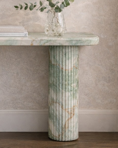 Vertico Fluted Console Table - View 3
