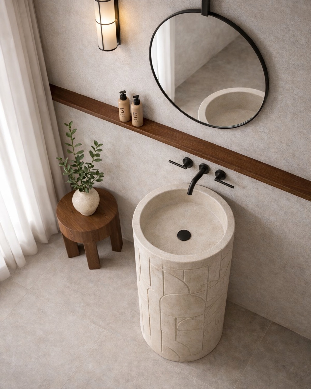 Linea Freestanding Basin - View 4
