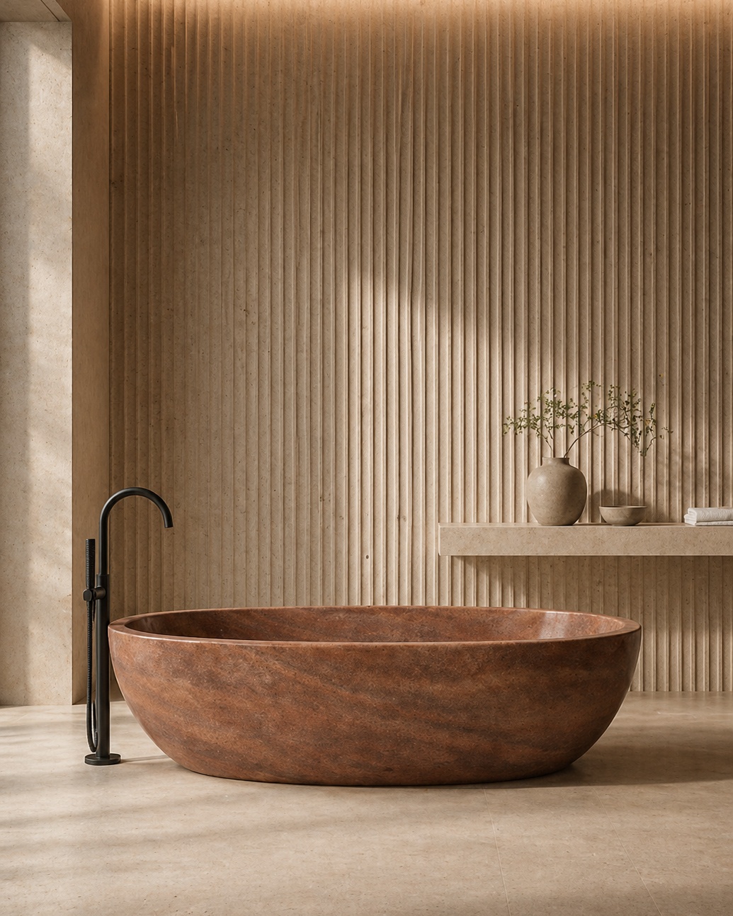 Rustica Oval Soaking Bath - View 4