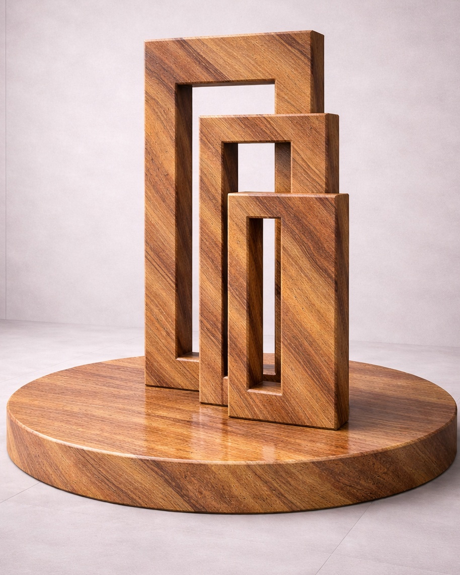Terracotta Frame Trio - View 3