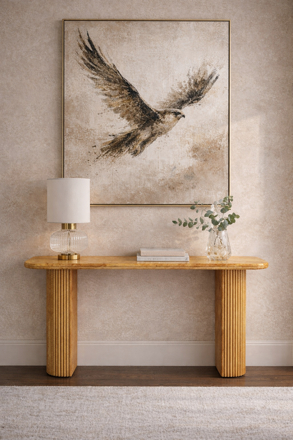 Vertico Fluted Console Table