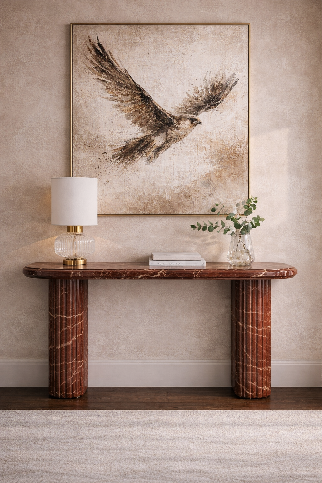 Vertico Fluted Console Table
