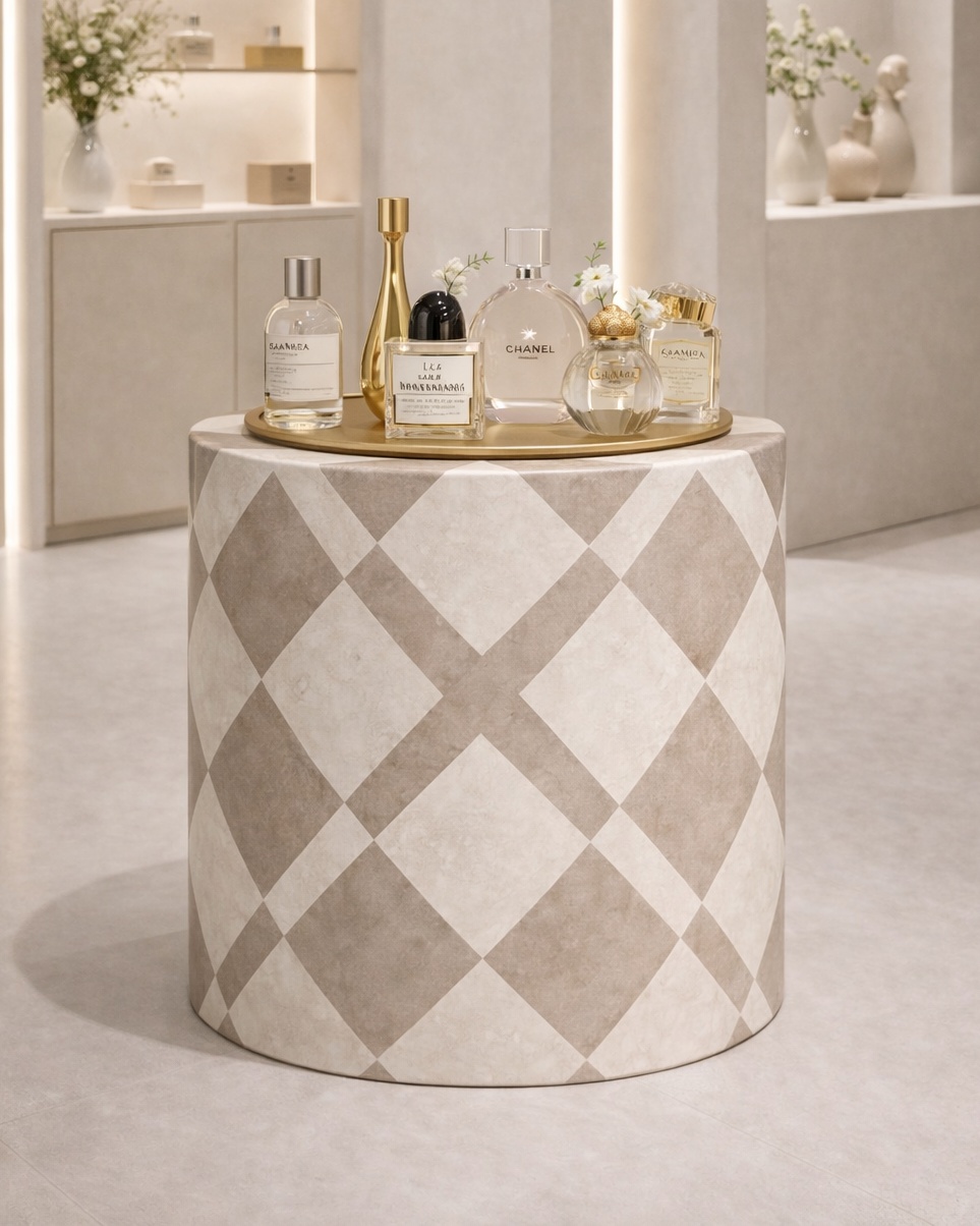 Inlayed Podium - Inlay Beige