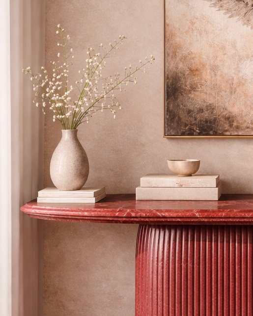 Ebon Crest Console Table - View 3