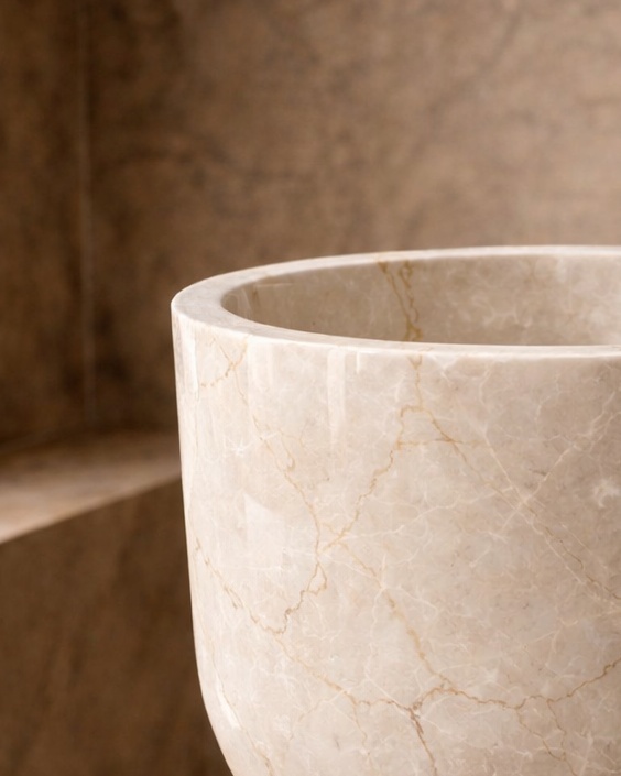 Hourglass Freestanding  Basin - View 4