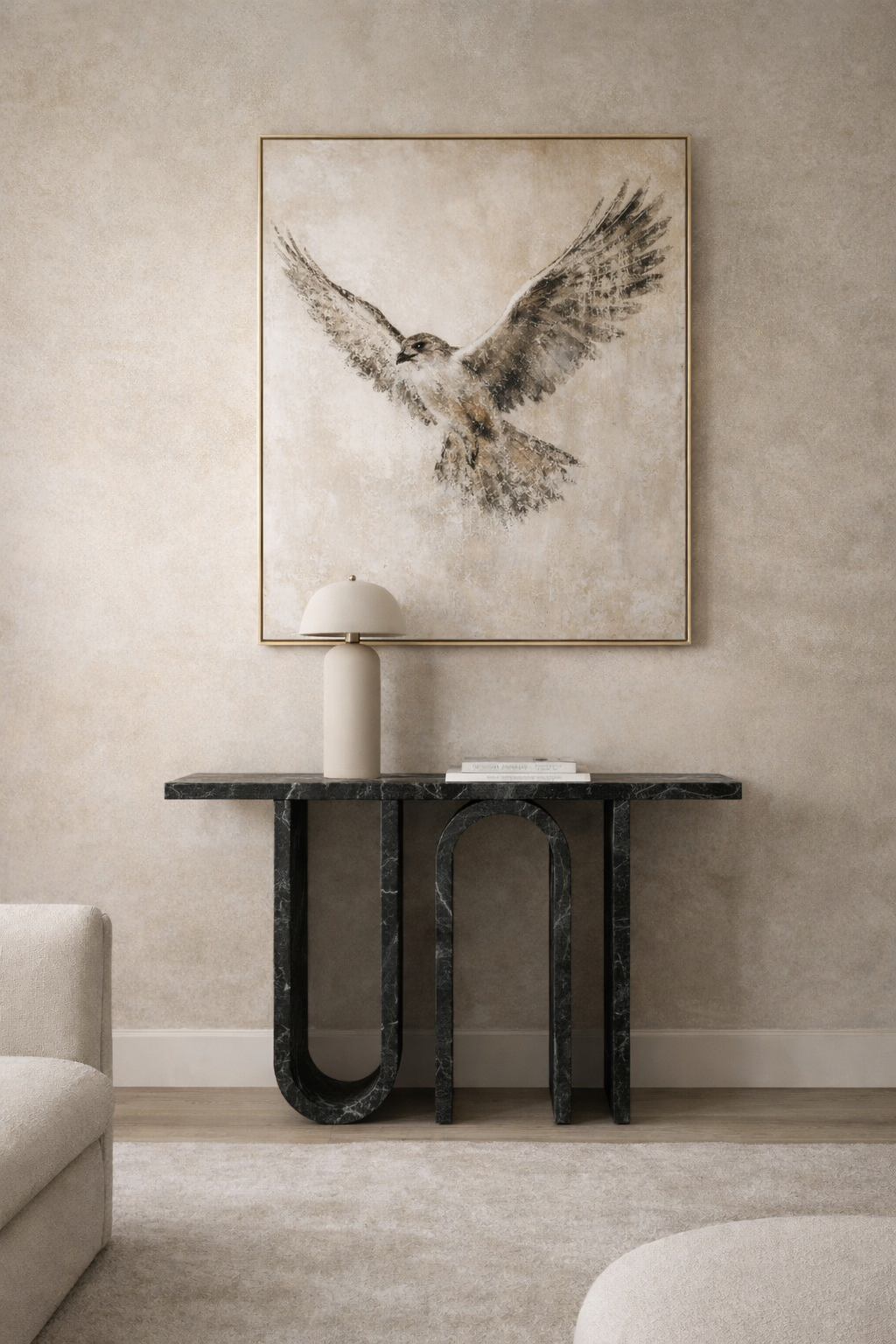 Symmetry Arc Console Table