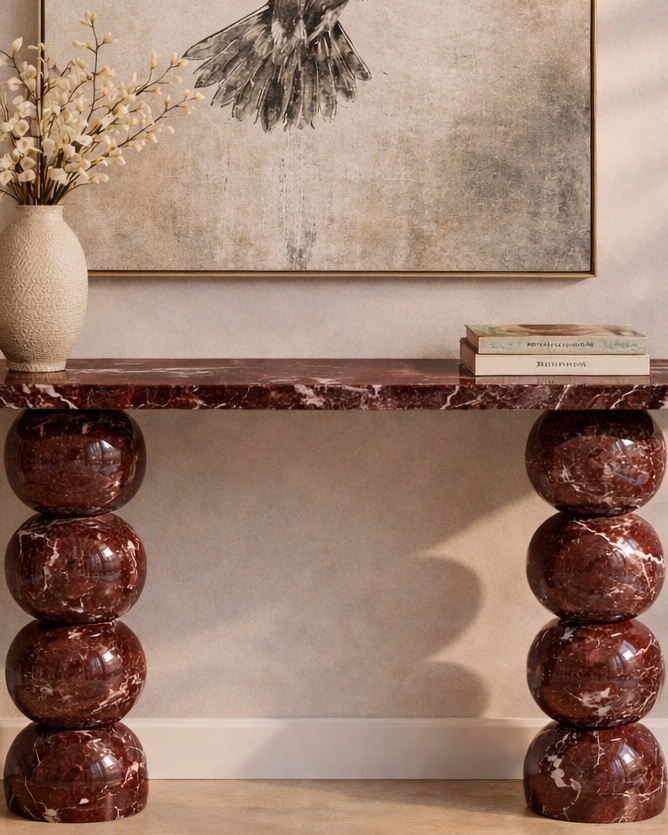 Celestia Sphere Console Table - View 2