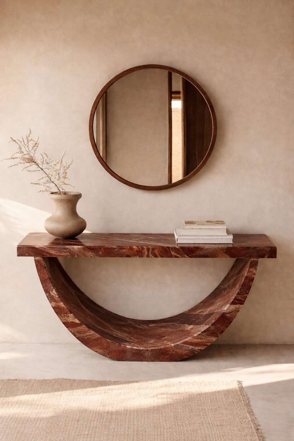 Half-Moon Arch Console Table