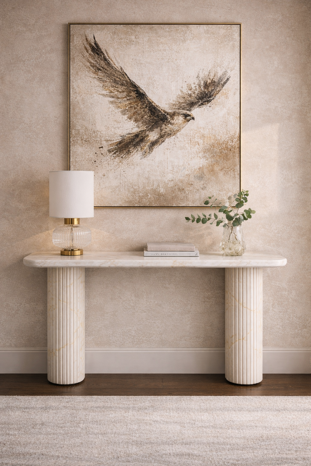 Vertico Fluted Console Table