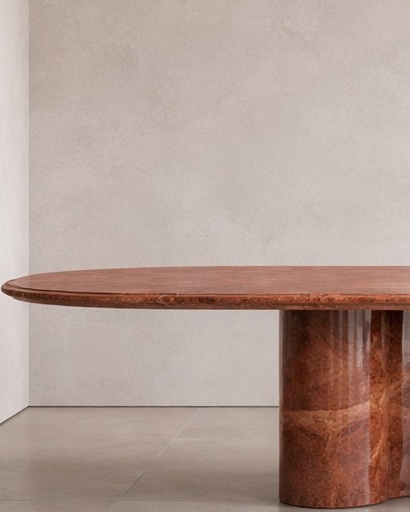 Sienna Flow Marble Table - View 3