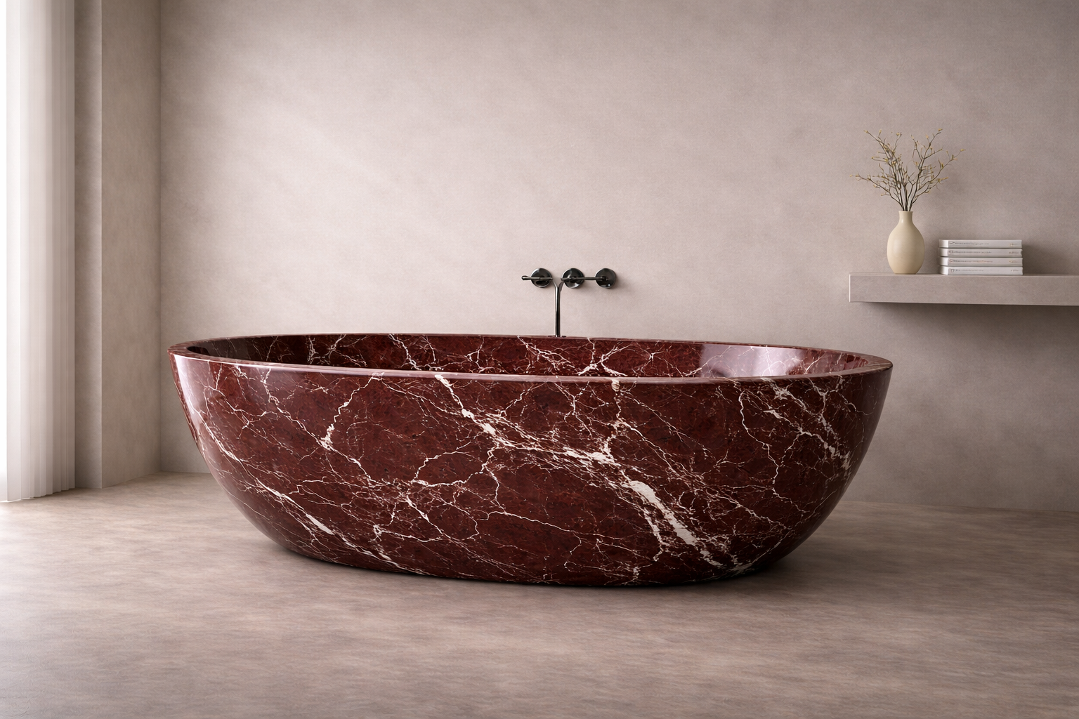 Rustica Oval Soaking Bath - View 2
