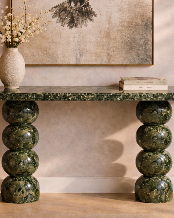 Celestia Sphere Console Table - View 2