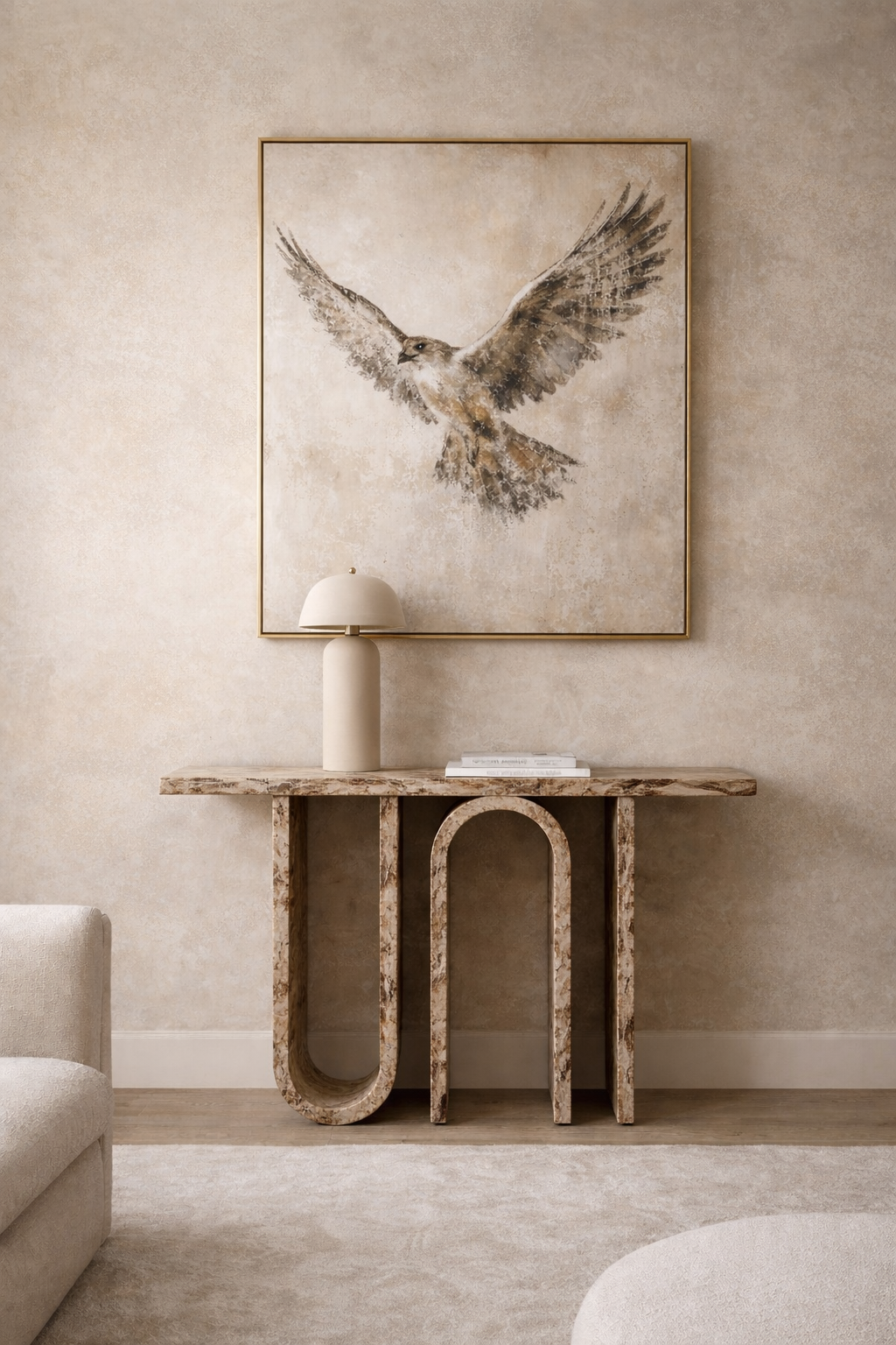Symmetry Arc Console Table