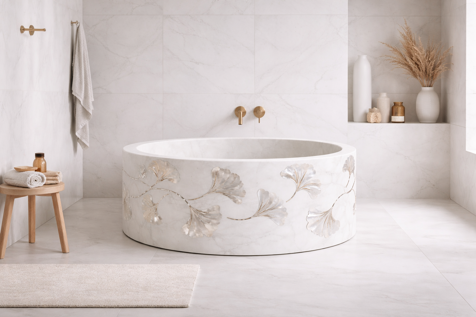 Regalia Hand-Inlaid Bath - View 4