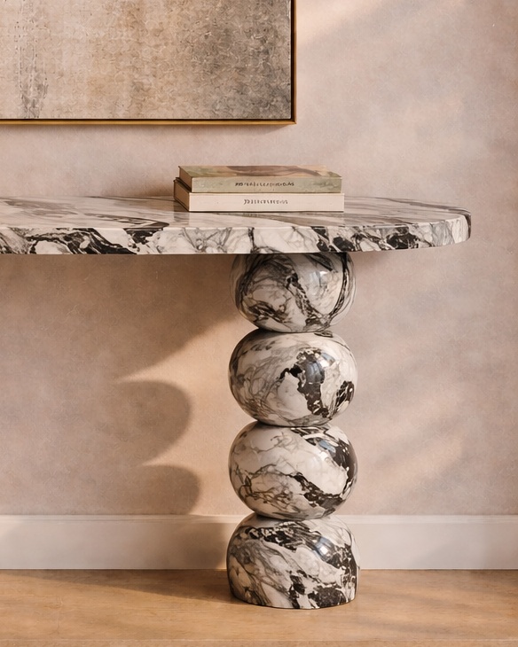 Celestia Sphere Console Table - View 3