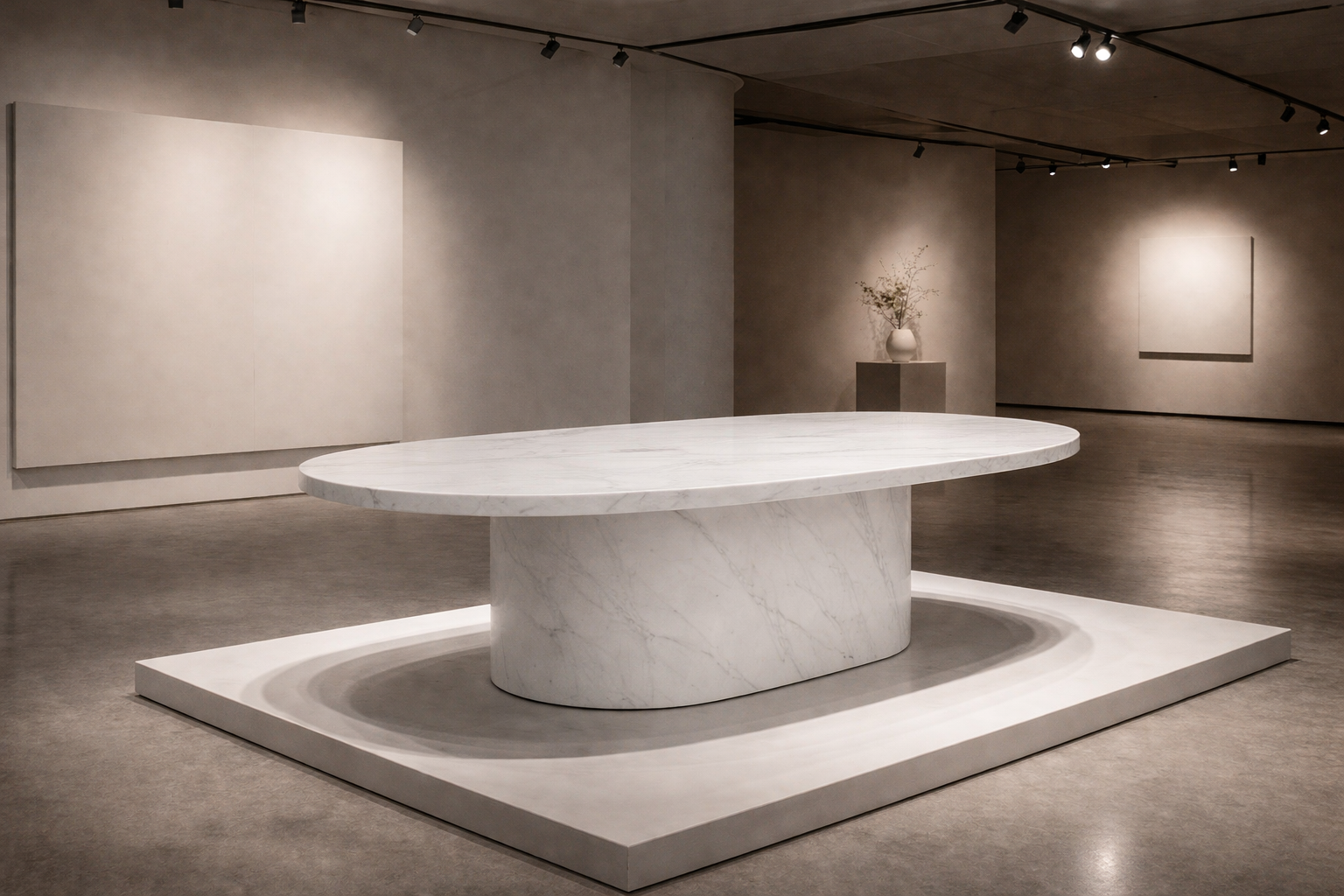 Ellipse Core Stone Table
