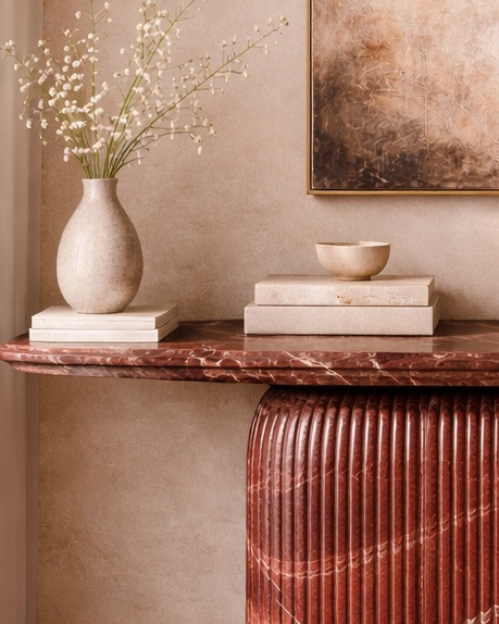 Ebon Crest Console Table - View 3