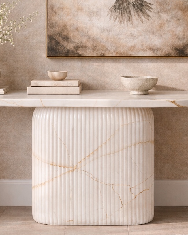 Ebon Crest Console Table - View 2