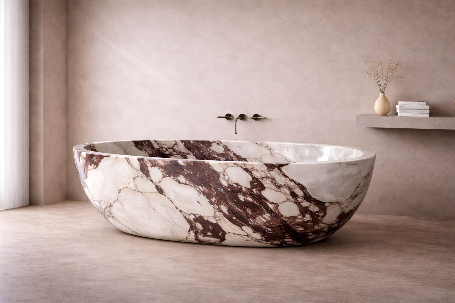 Rustica Oval Soaking Bath - View 2