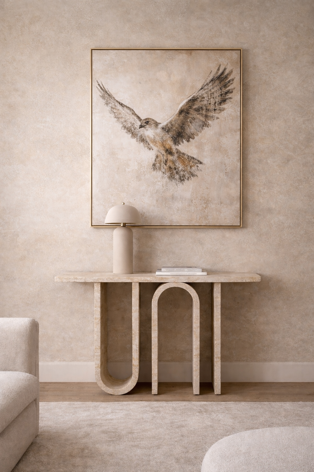 Symmetry Arc Console Table