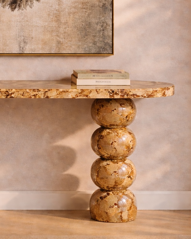 Celestia Sphere Console Table - View 3