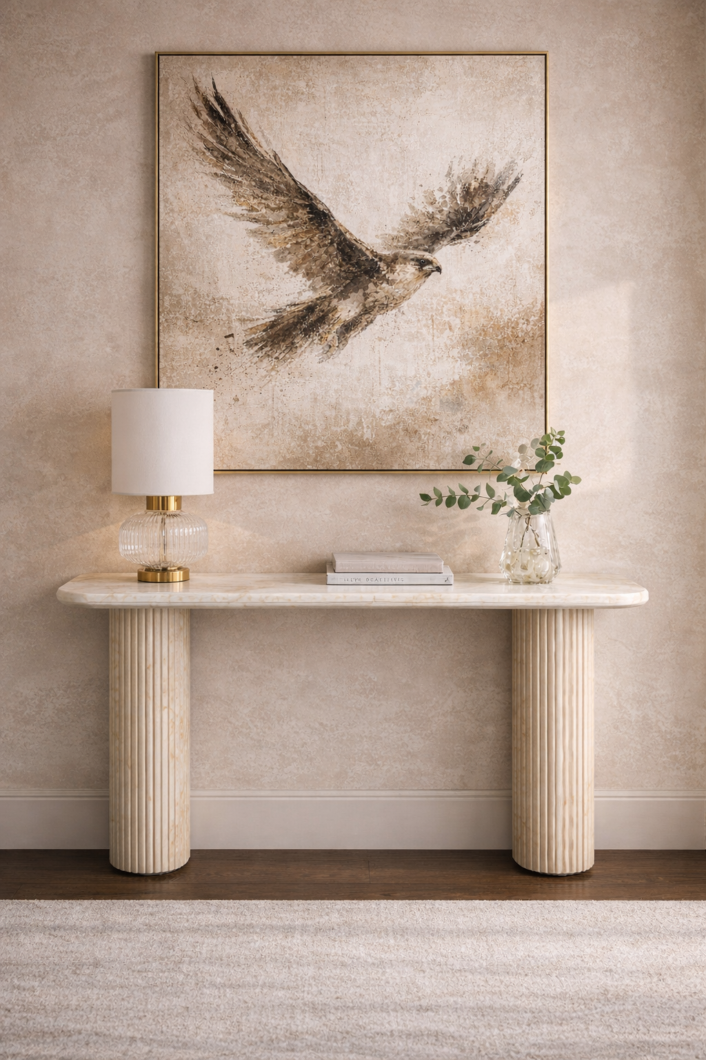 Vertico Fluted Console Table