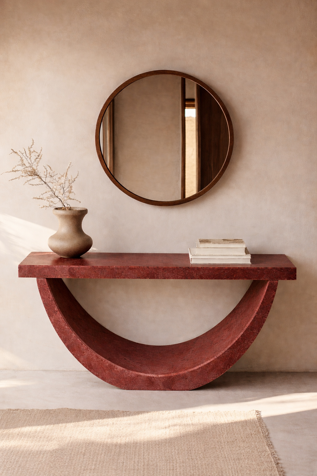Half-Moon Arch Console Table