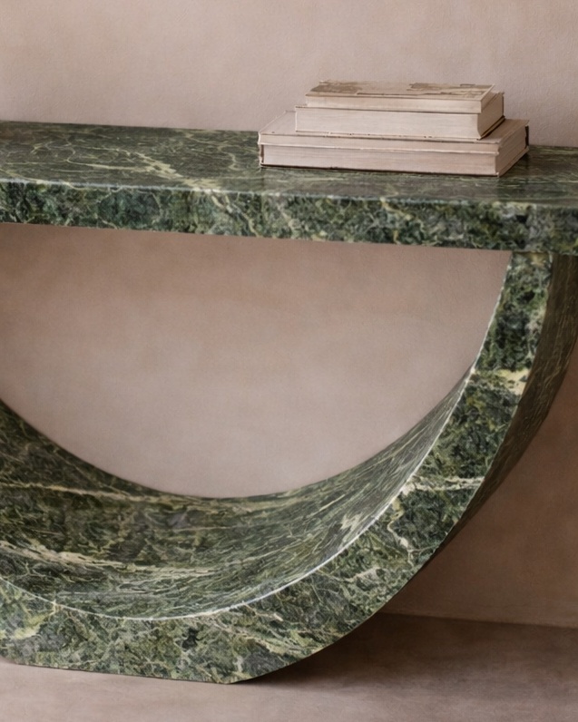 Half-Moon Arch Console Table - View 3