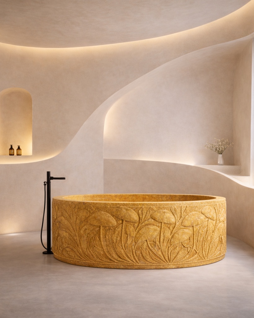Cubensis Sculpted Bath - View 5